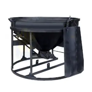 Бадья в аренду для бетона объемом 1,0 м³ 1750x1750x1250 Аренда бадьи для бетона объемом 1,0 м³ 1750x1750x1250