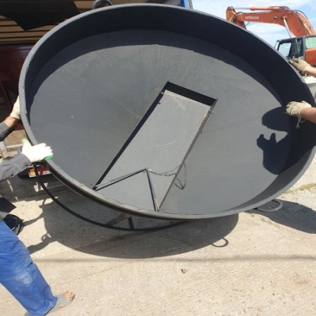 Фото товара бадья БН-1,0 для бетона низкая