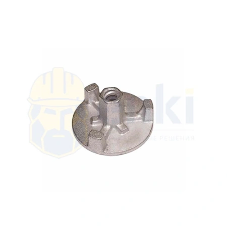 130 мм трехрожковая чугунная оцинкованная