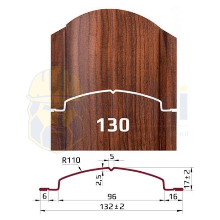 Фото товара штакетник металлический забор