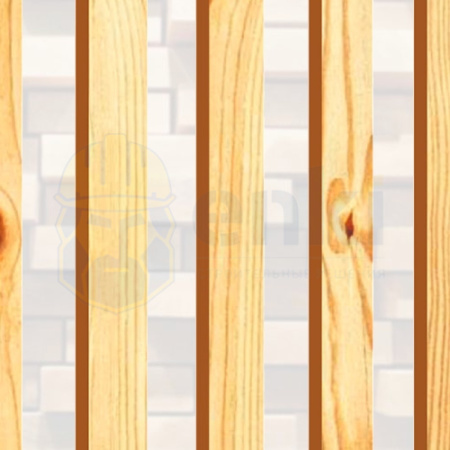 Штакетник для забора из сосны