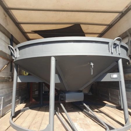 Фото товара бадья БН-1,0 для бетона низкая