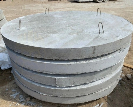 Днище колодезное плита ПН 20 А с закладными вес изделелия, кг 1100 высота, мм: 130 длина, мм: 2200