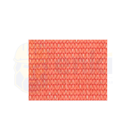 Фасадная сетка 1,5x50 м  ячейка 1x7 мм оранжевая