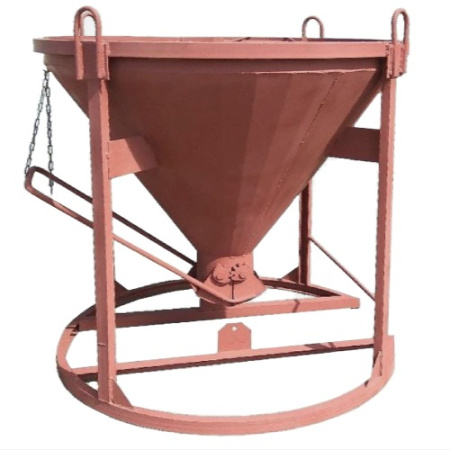 Бадья для бетона БН-0,75 стандарт лоток 1355x1355x1610