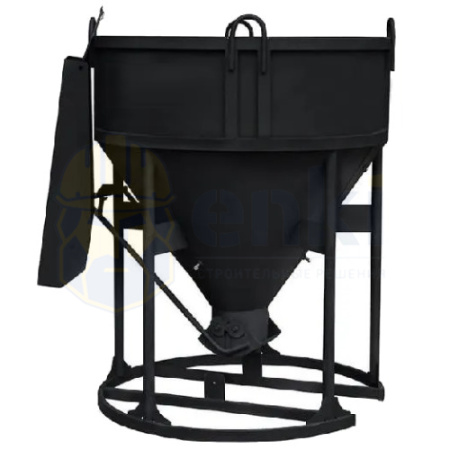 Бадья для бетона БНУ усиленная 1410x1410x1680