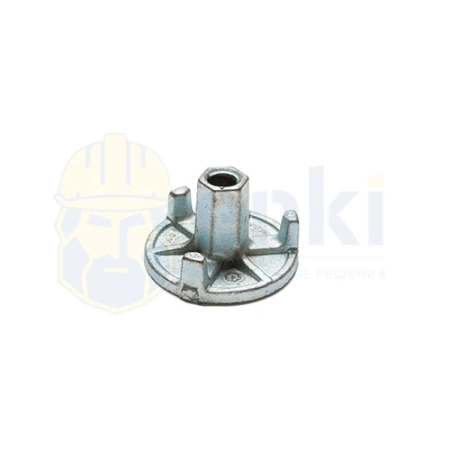 100 мм трехрожковая чугунная оцинкованная