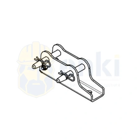 Пятка подкоса универсальная