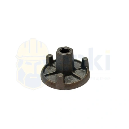 100 мм трехрожковая чугунная